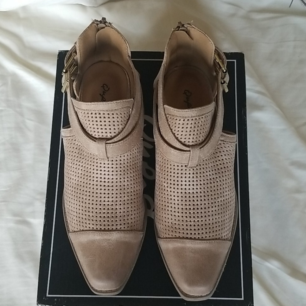 Booties beige, light t